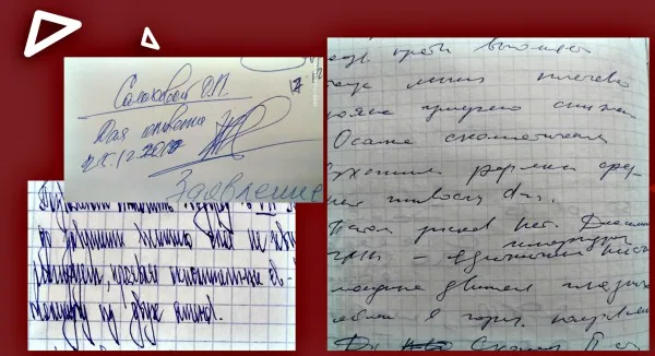 Образец почерка № 2